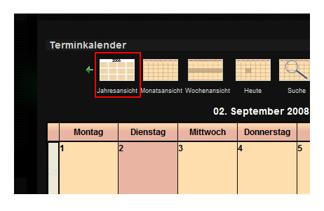 Jahresansicht